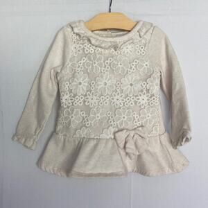 ❤️5/$25❤️12-18mo Toddler Lace Sweater with Back Buttons